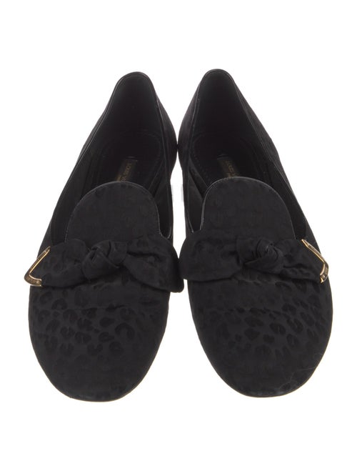 Louis Vuitton Bow Accents Loafers