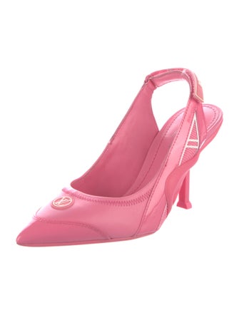 Louis Vuitton Patent Leather Slingback Pumps