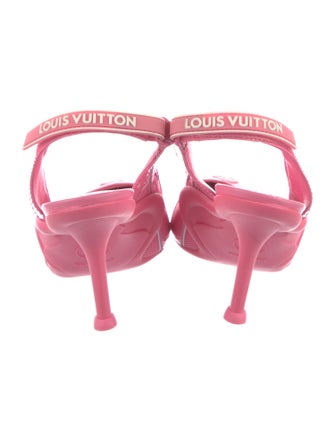 Louis Vuitton Patent Leather Slingback Pumps