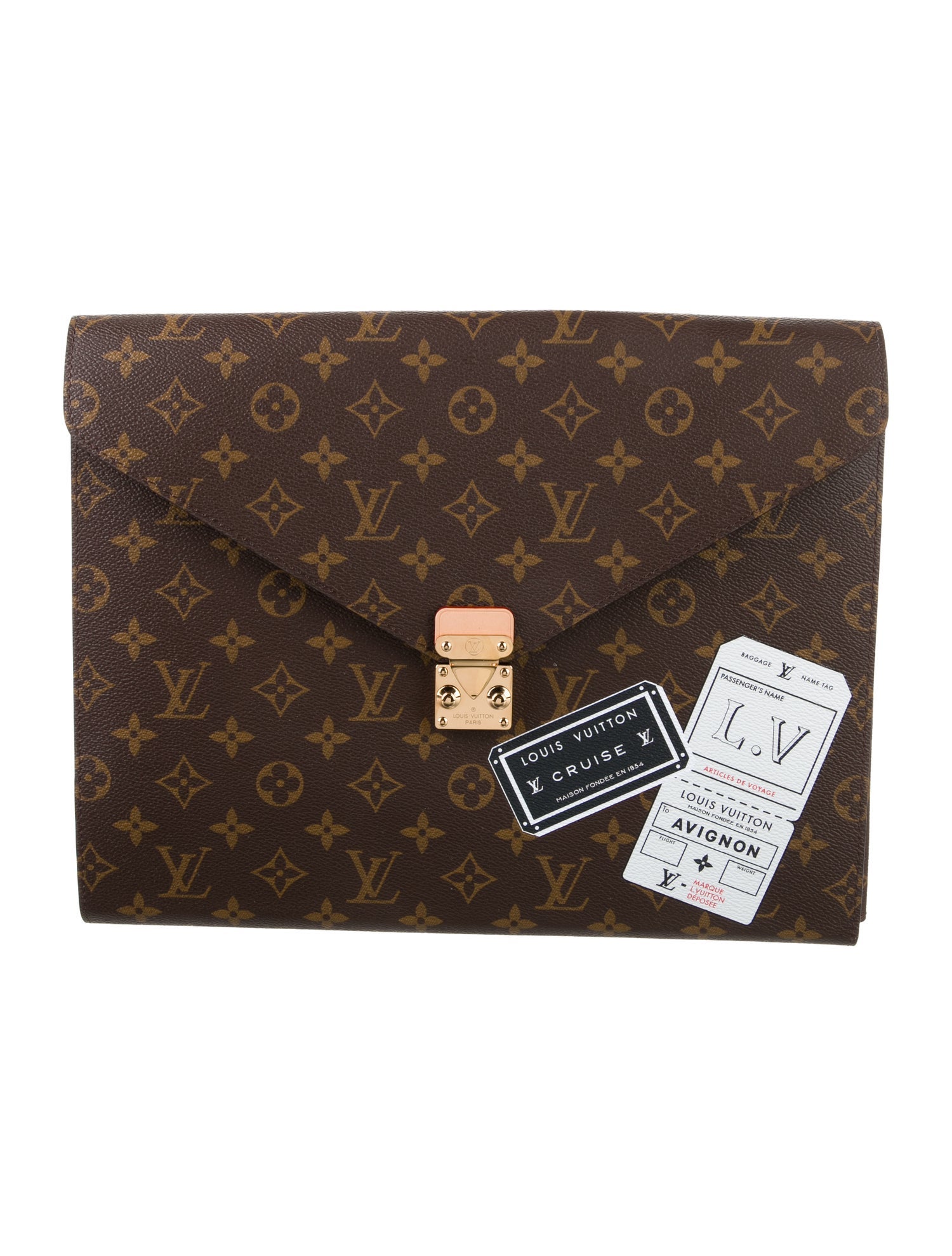 Louis Vuitton Monogram Canvas Poche Document Portfolio Case