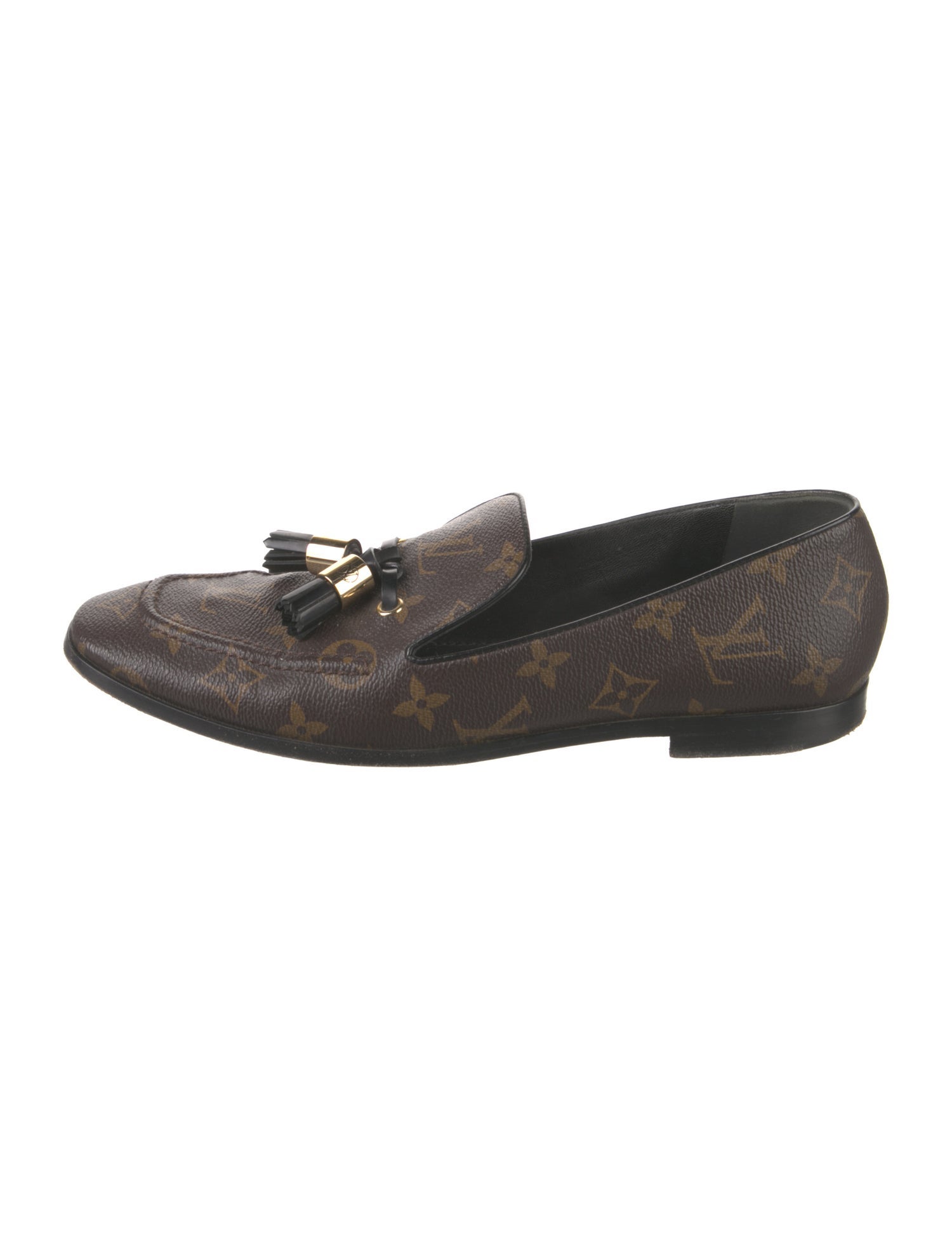 Louis Vuitton LV Monogram Tassel Accents Loafers