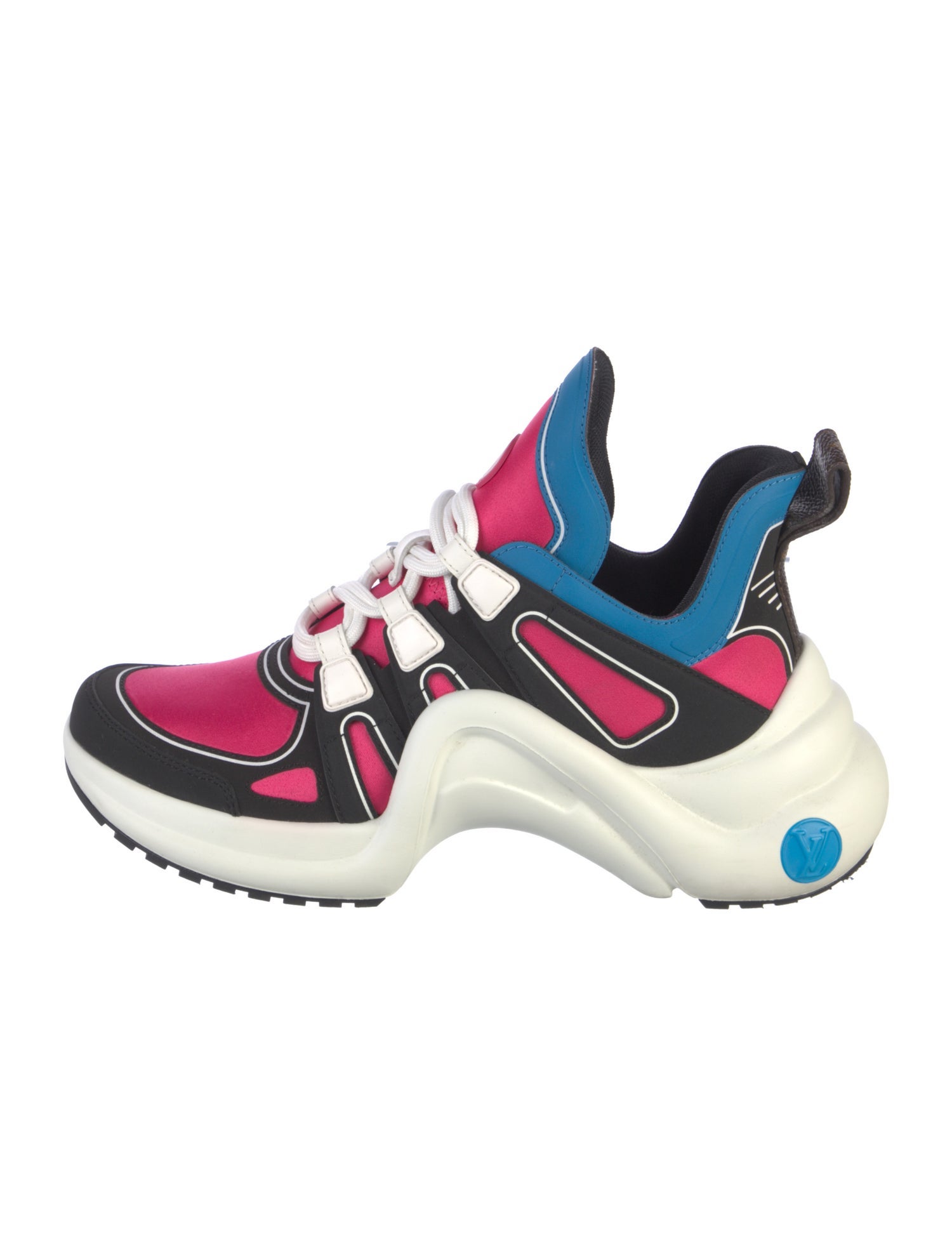 Louis Vuitton LV Monogram Neoprene Wedge Sneakers