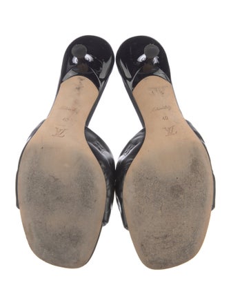 Louis Vuitton LV Monogram Leather Slides