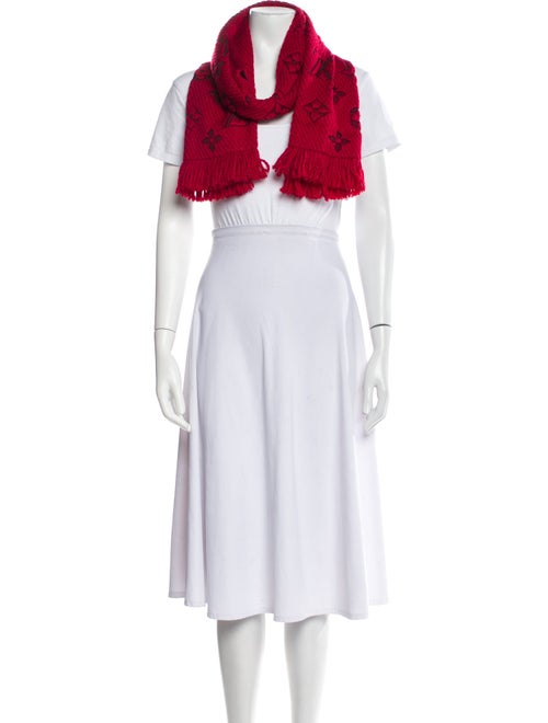 Louis Vuitton Logomania Wool Scarf