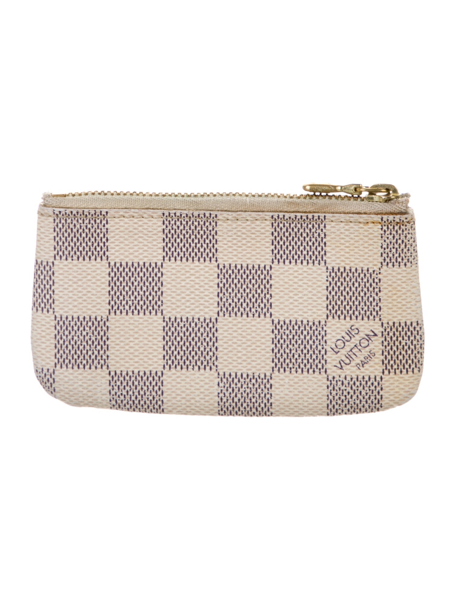 Louis Vuitton 2020 Damier Azur Pattern Key Holder