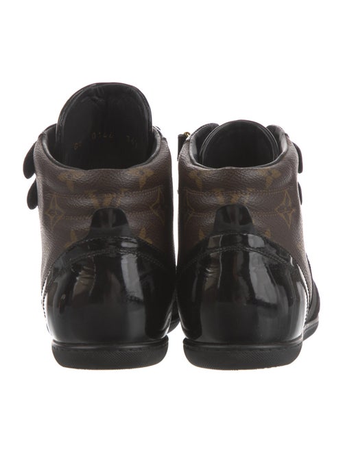 Louis Vuitton Monogram Pattern Suede Sneakers