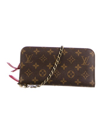 Louis Vuitton LV Monogram Coated Canvas Clemence Wallet
