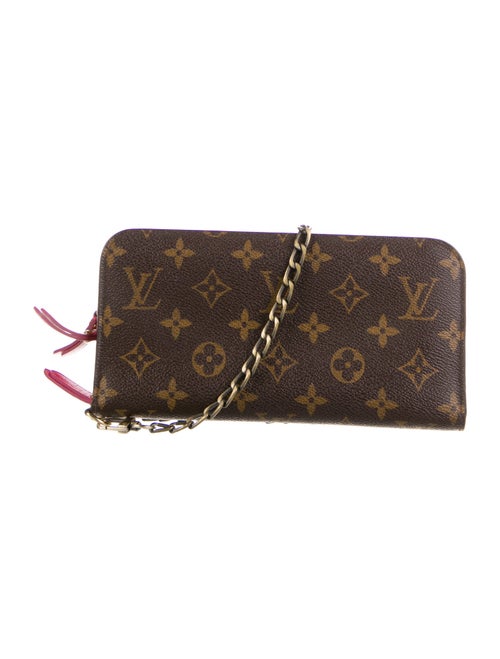 Louis Vuitton LV Monogram Coated Canvas Clemence Wallet
