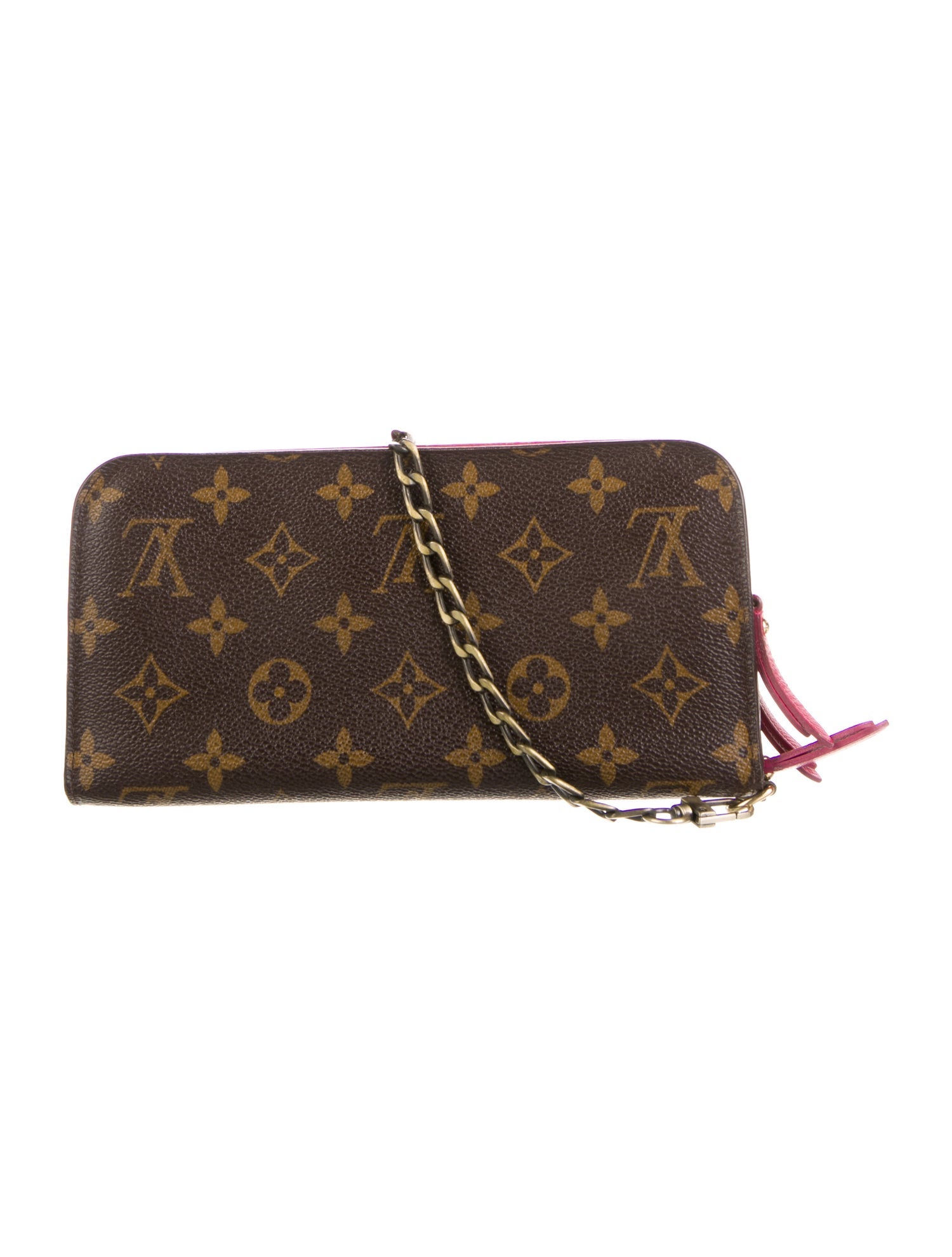 Louis Vuitton LV Monogram Coated Canvas Clemence Wallet