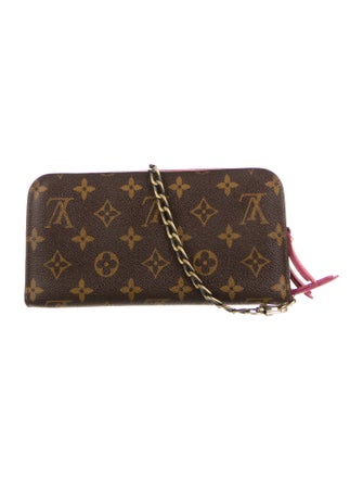 Louis Vuitton LV Monogram Coated Canvas Clemence Wallet