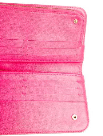 Louis Vuitton LV Monogram Coated Canvas Clemence Wallet