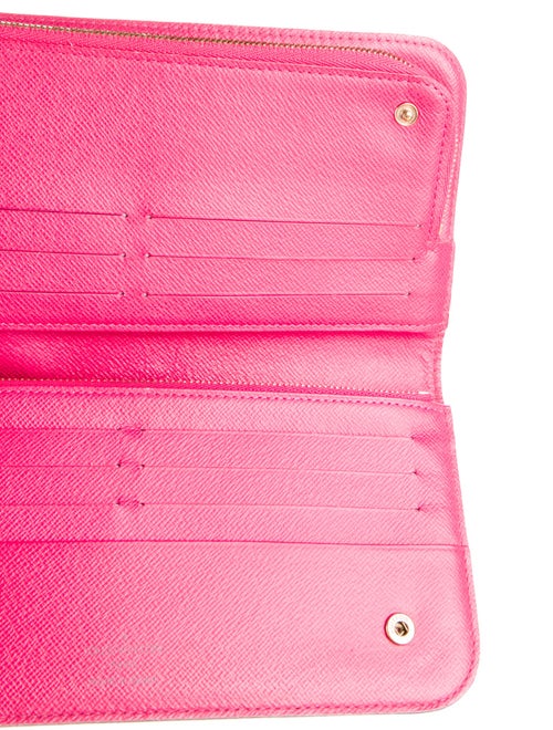 Louis Vuitton LV Monogram Coated Canvas Clemence Wallet