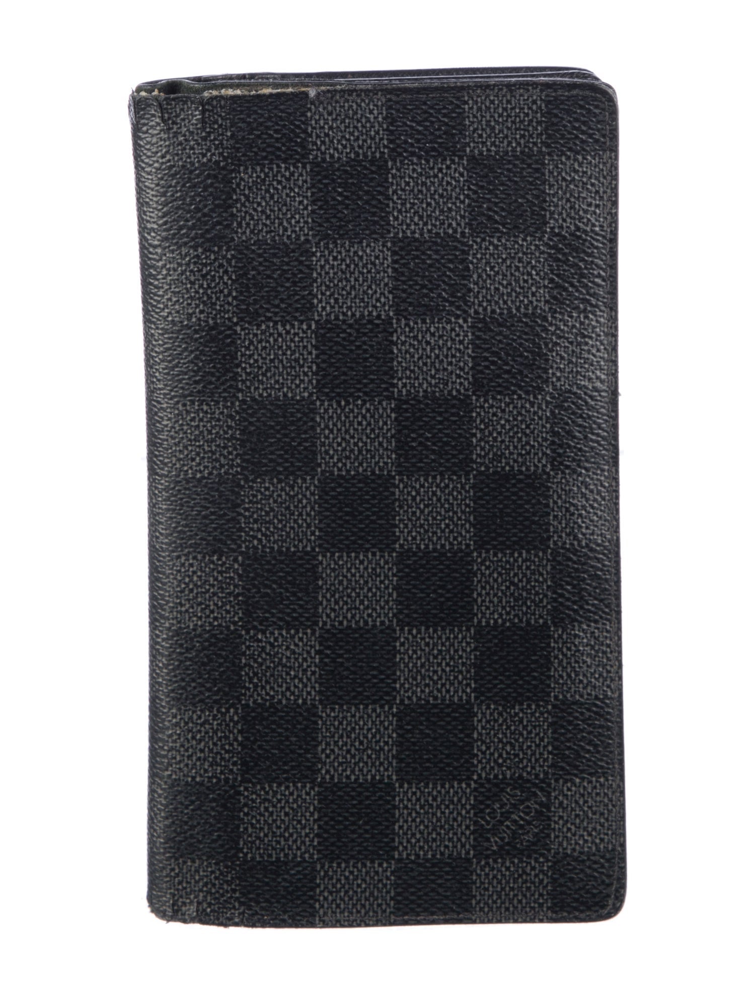 Louis Vuitton 2012 Damier Graphite Pattern Brazza Wallet