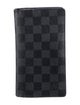 Louis Vuitton 2012 Damier Graphite Pattern Brazza Wallet