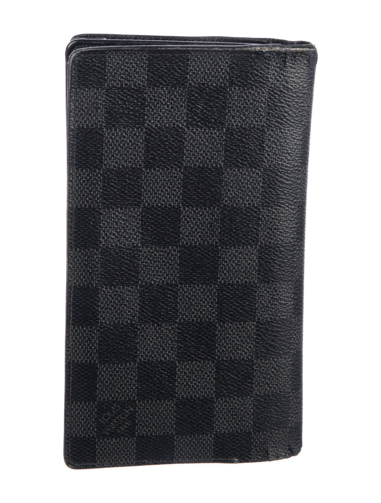 Louis Vuitton 2012 Damier Graphite Pattern Brazza Wallet