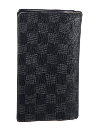 Louis Vuitton 2012 Damier Graphite Pattern Brazza Wallet