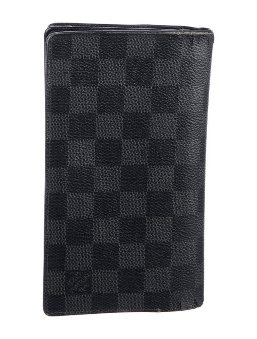 Louis Vuitton 2012 Damier Graphite Pattern Brazza Wallet
