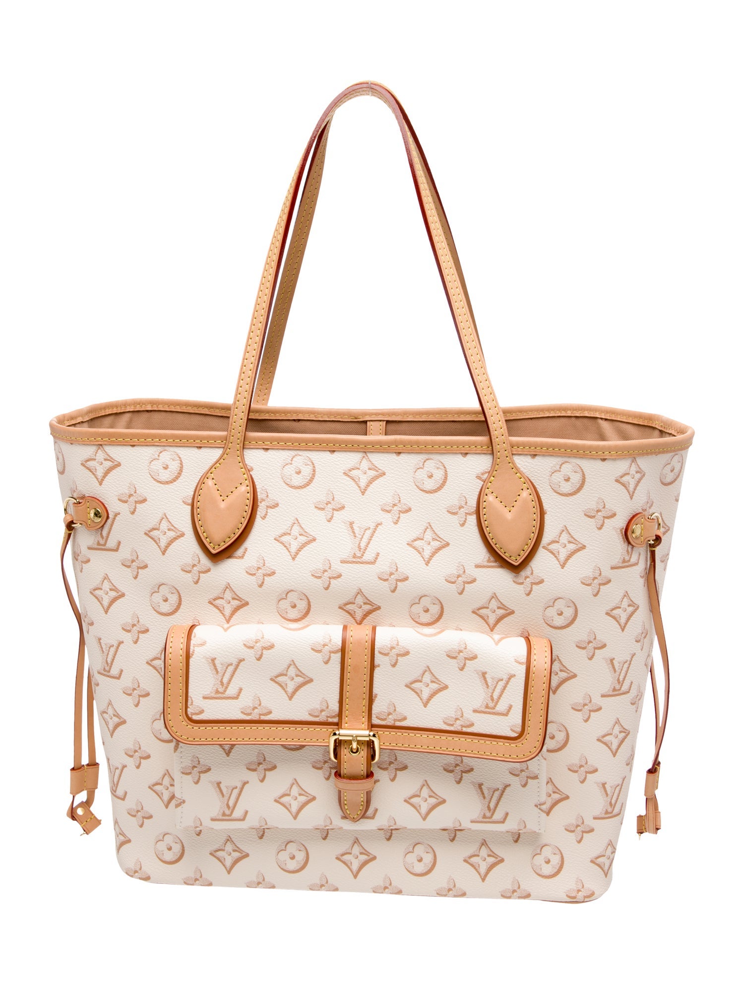 Louis Vuitton LV Monogram Neverfull w/Pouch MM