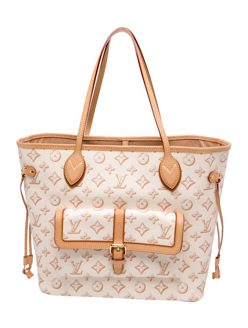 Louis Vuitton LV Monogram Neverfull w/Pouch MM