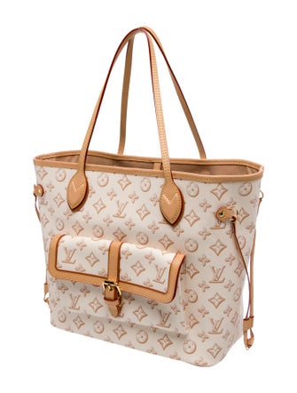 Louis Vuitton LV Monogram Neverfull w/Pouch MM