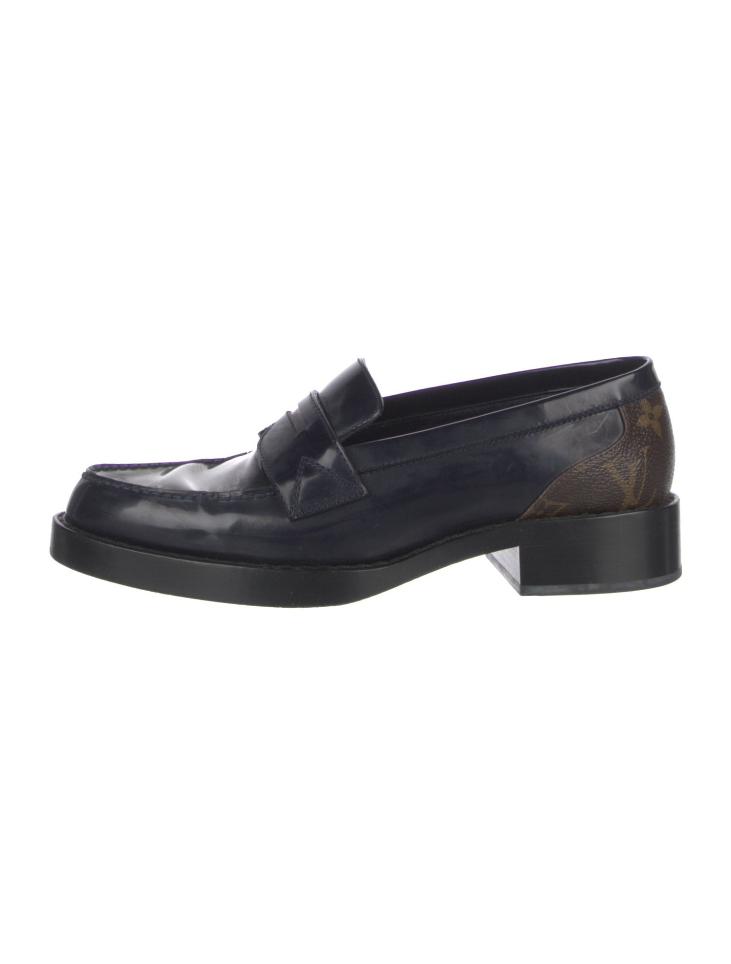 Louis Vuitton LV Monogram Patent Leather Loafers