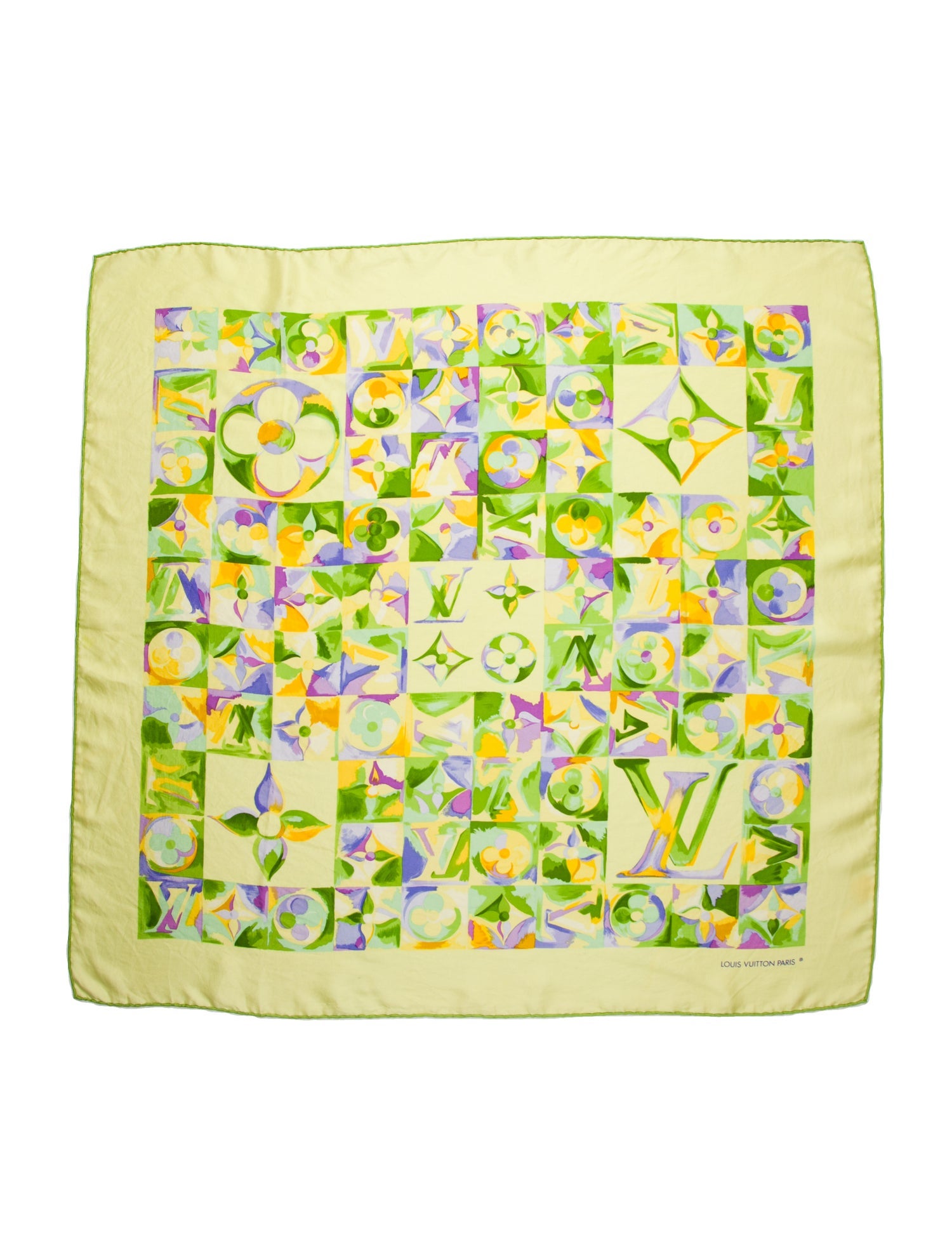 Louis Vuitton Silk LV Monogram Scarf