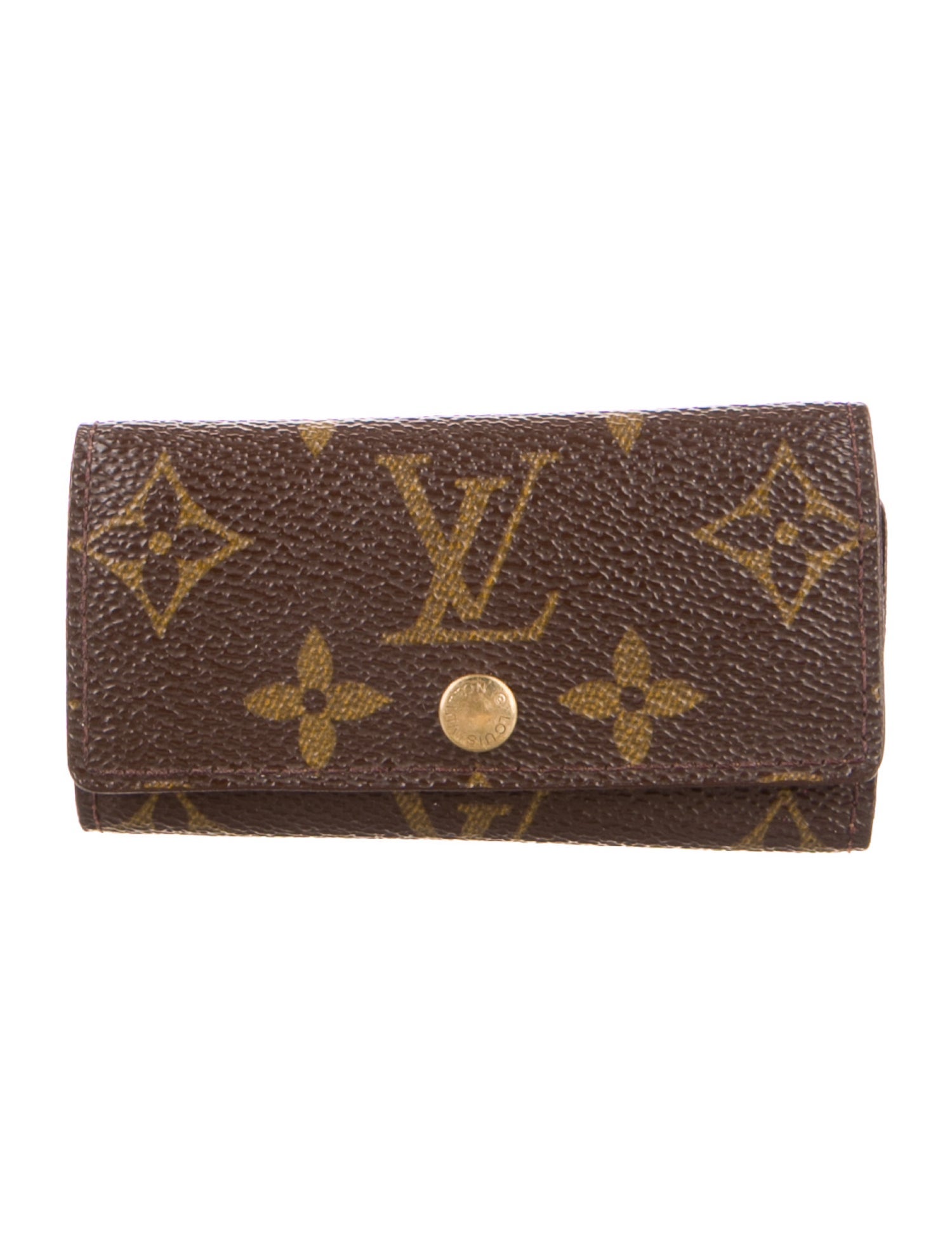 Louis Vuitton LV Monogram Coated Canvas Key Holder