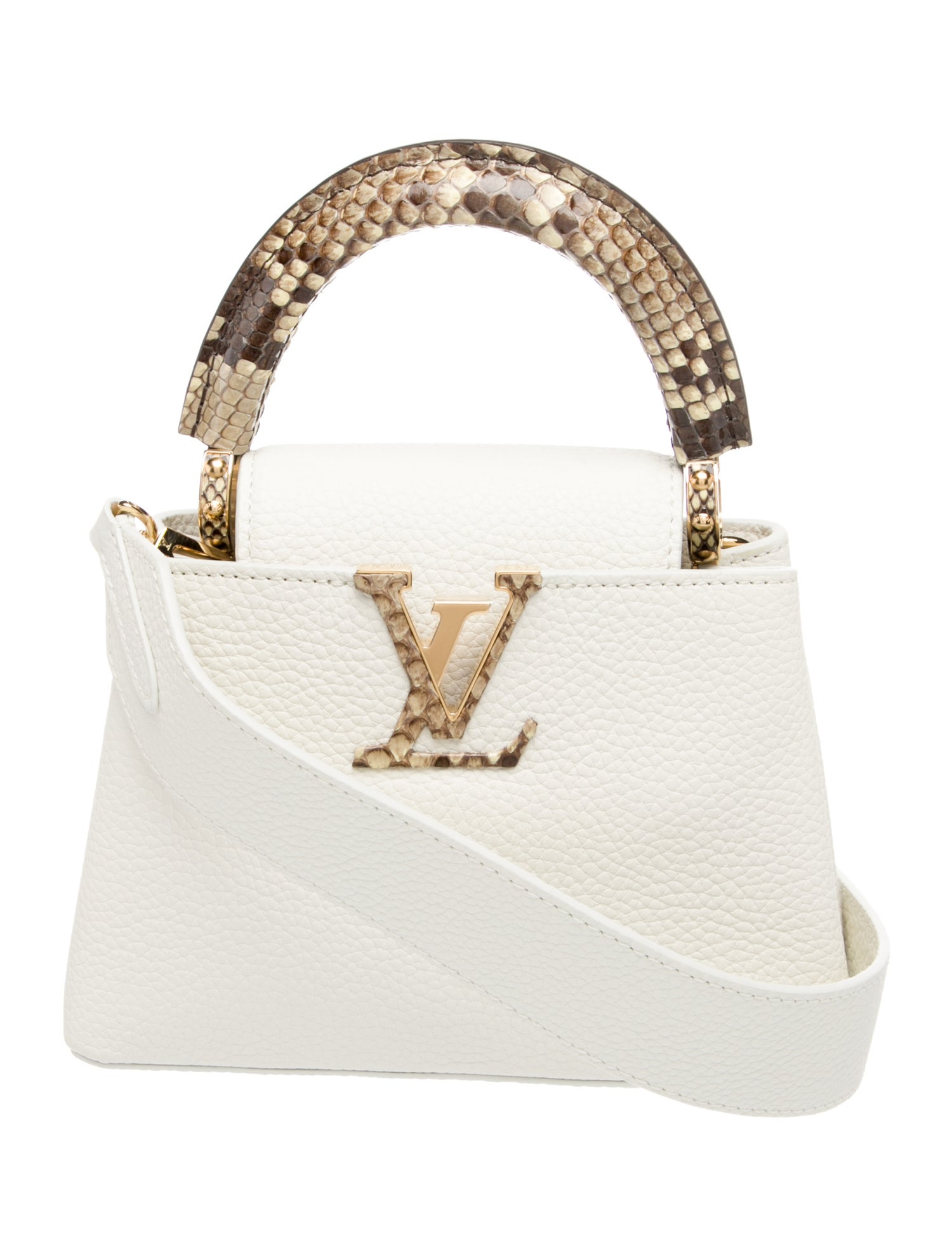 Louis Vuitton Taurillon Leather Capucines Mini w/ Tags