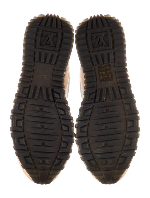 Louis Vuitton Damier Azur Pattern Leather Sneakers