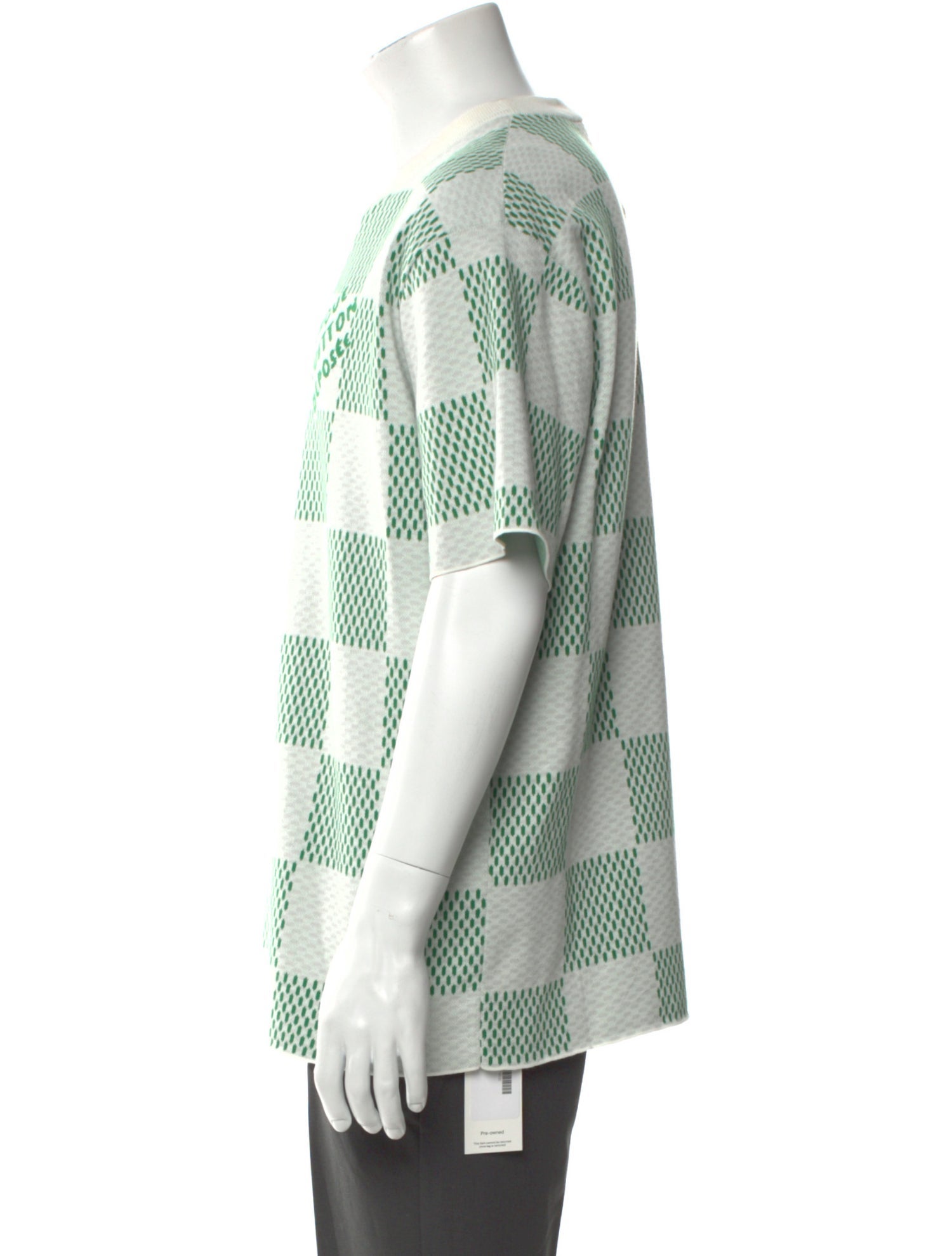 Louis Vuitton 2024 Damier Azur Pattern Pullover