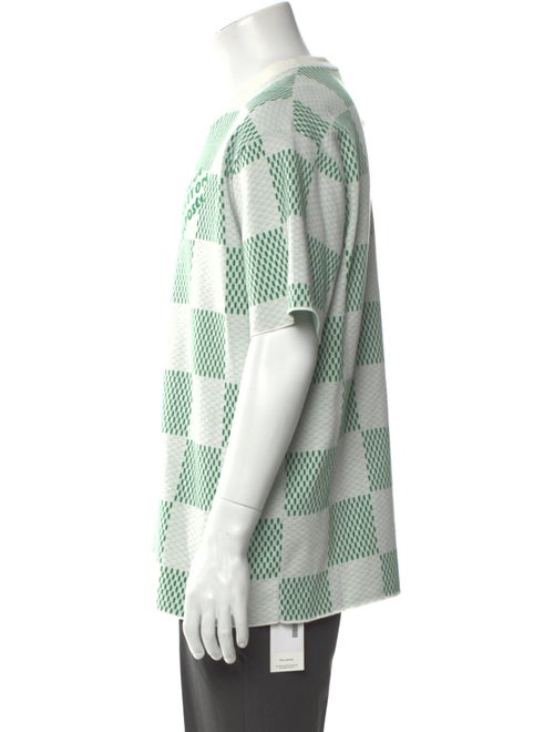 Louis Vuitton 2024 Damier Azur Pattern Pullover