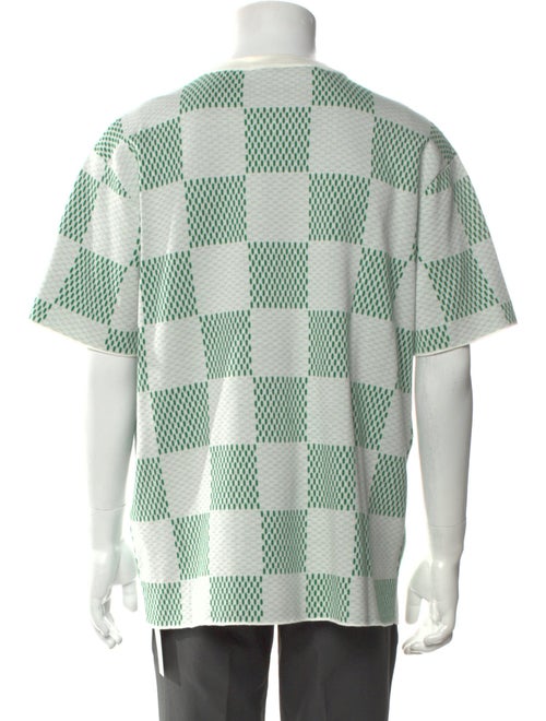 Louis Vuitton 2024 Damier Azur Pattern Pullover
