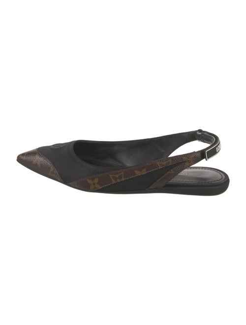 Louis Vuitton LV Monogram Slingback Flats