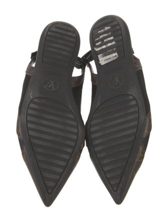 Louis Vuitton LV Monogram Slingback Flats