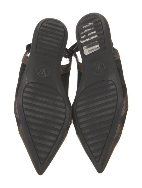 Louis Vuitton LV Monogram Slingback Flats