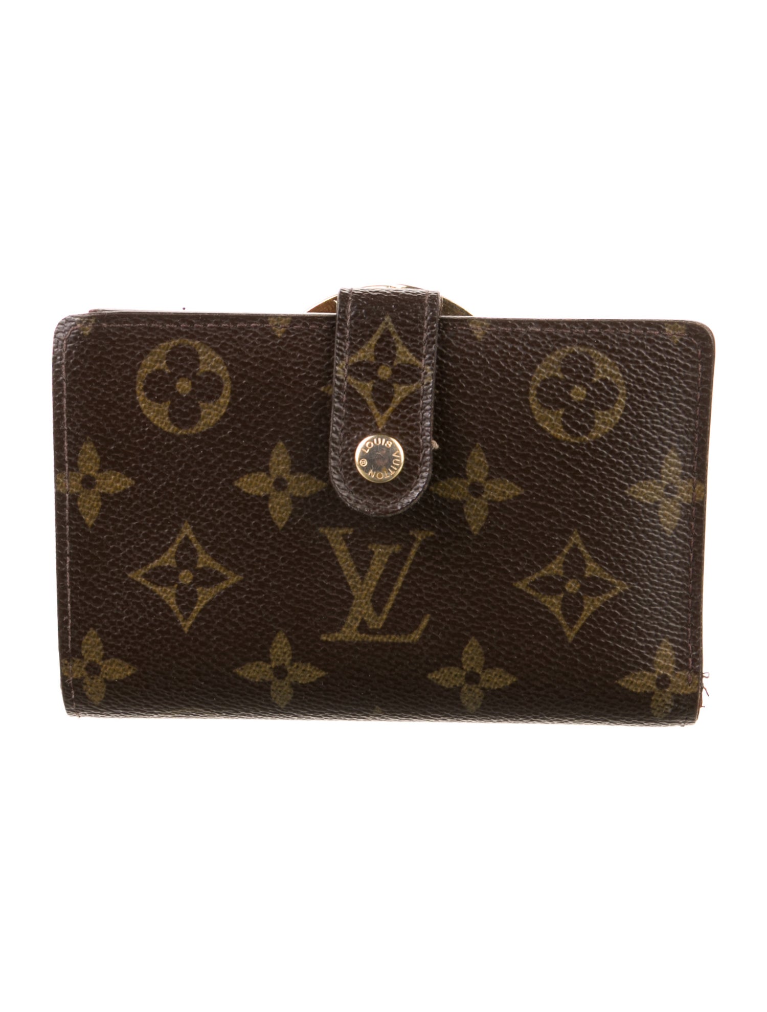 Louis Vuitton LV Monogram Coated Canvas French Purse