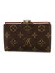 Louis Vuitton LV Monogram Coated Canvas French Purse