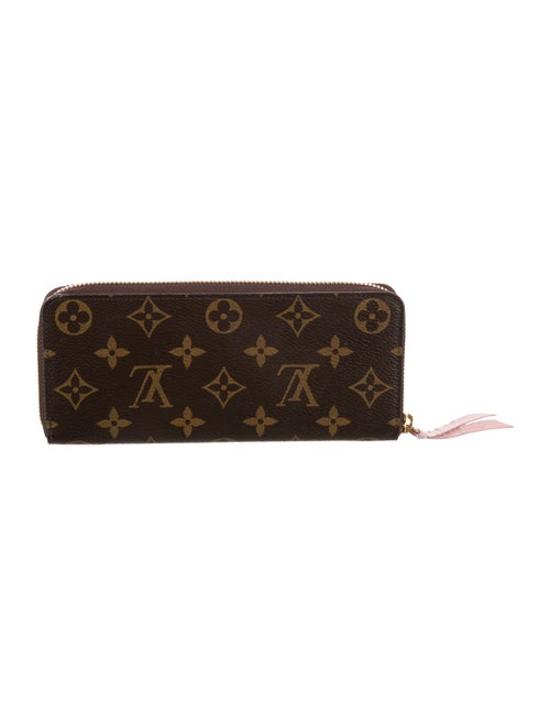 Louis Vuitton LV Monogram Coated Canvas Clemence Wallet