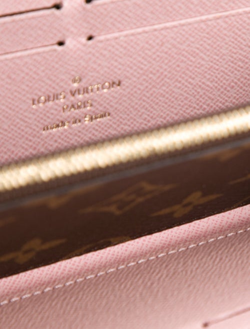 Louis Vuitton LV Monogram Coated Canvas Clemence Wallet
