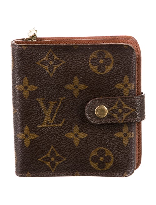 Louis Vuitton LV Monogram Coated Canvas Compact Wallet