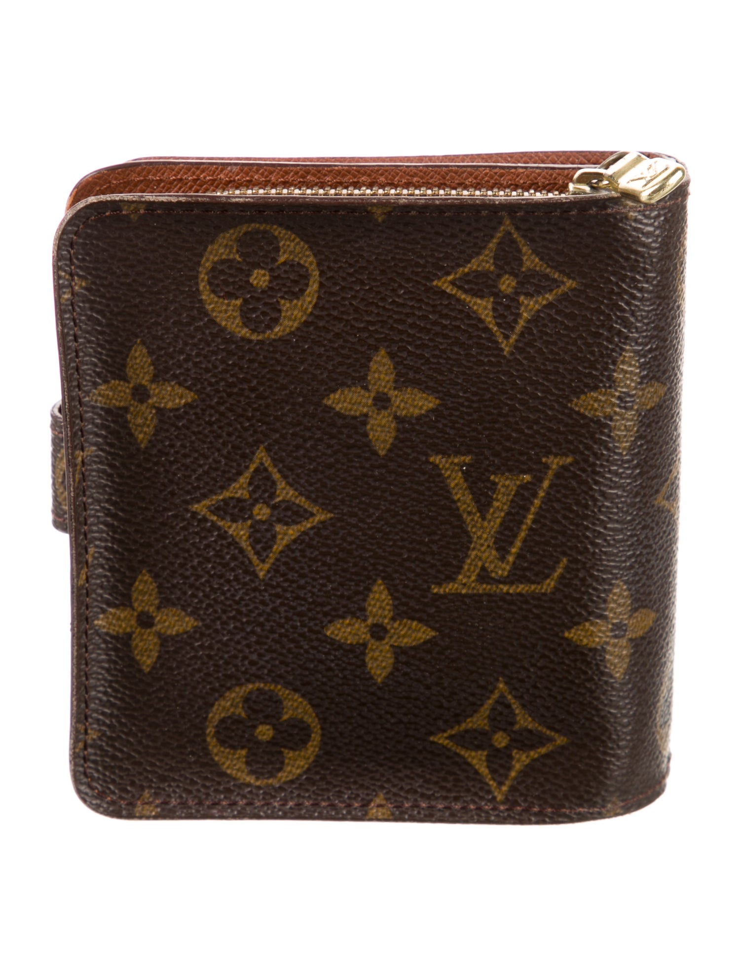 Louis Vuitton LV Monogram Coated Canvas Compact Wallet