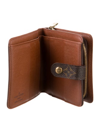 Louis Vuitton LV Monogram Coated Canvas Compact Wallet