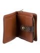 Louis Vuitton LV Monogram Coated Canvas Compact Wallet