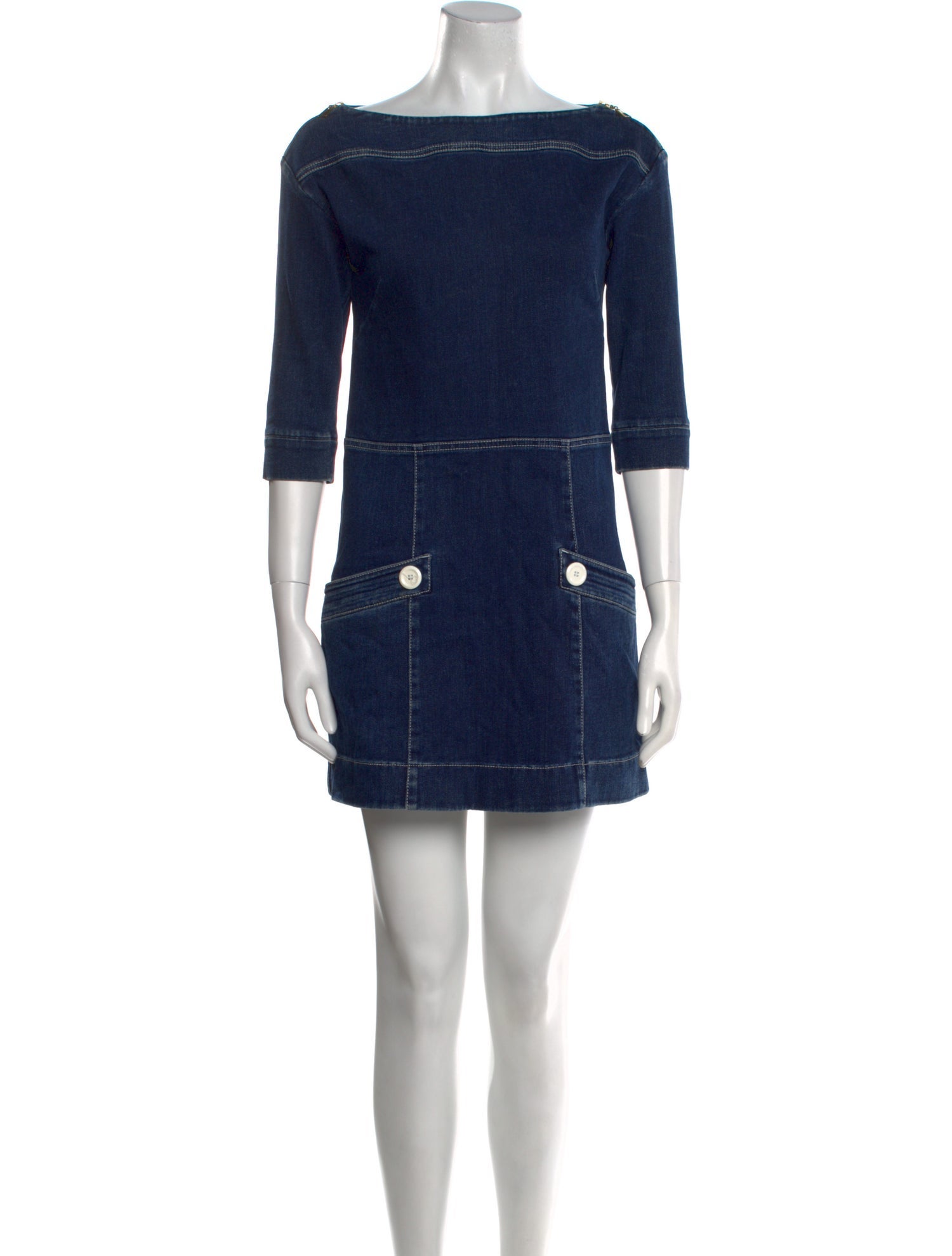 Louis Vuitton Denim Mini Dress