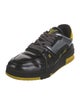 Louis Vuitton Patent Leather Colorblock Pattern Sneakers