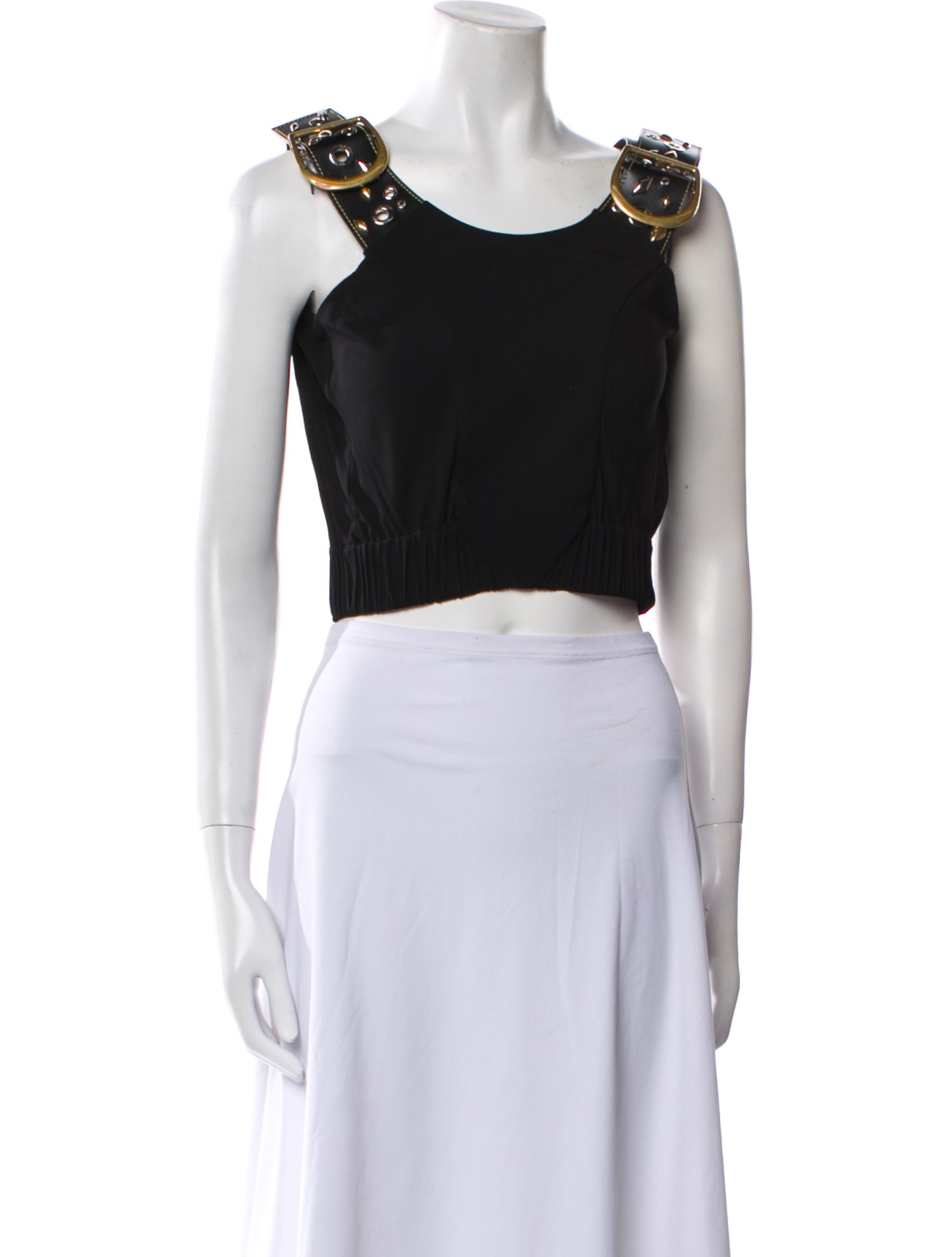 Louis Vuitton 2016 Scoop Neck Crop Top