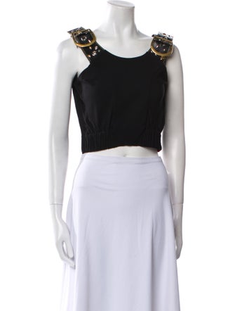 Louis Vuitton 2016 Scoop Neck Crop Top