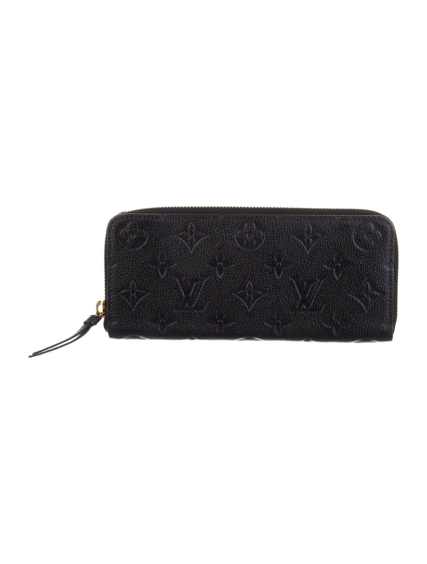 Louis Vuitton LV Monogram Empreinte Leather Clemence Wallet