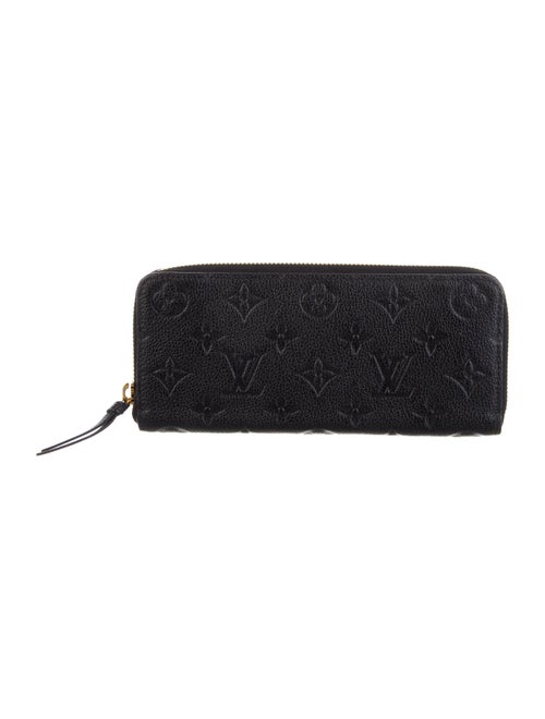 Louis Vuitton LV Monogram Empreinte Leather Clemence Wallet