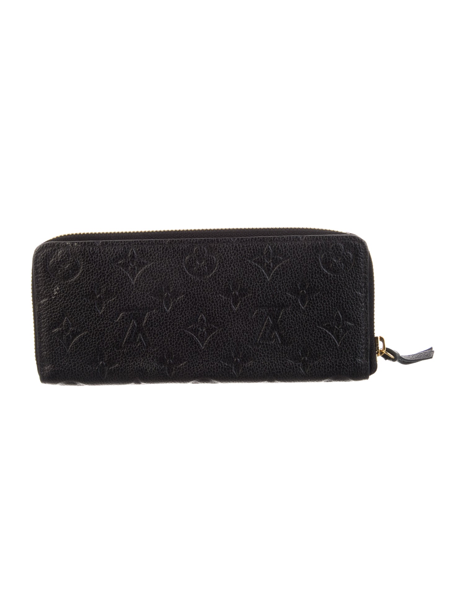 Louis Vuitton LV Monogram Empreinte Leather Clemence Wallet